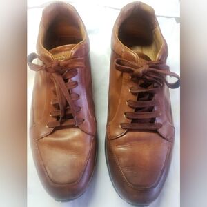 Bally Men's Tan Leather Sneakers